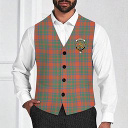 ScotsTee Shop Scottish MacKintosh Ancient Crest Tartan Waistcoat Sleeveless Suit Vest