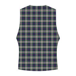 ScotsTee Shop Scottish MacLeod Of Californian Crest Tartan Waistcoat Sleeveless Suit Vest