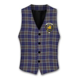ScotsTee Shop Scottish Thompson Variant Crest Tartan Waistcoat Sleeveless Suit Vest