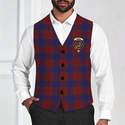 ScotsTee Shop Scottish Leslie J Cant Crest Tartan Waistcoat Sleeveless Suit Vest