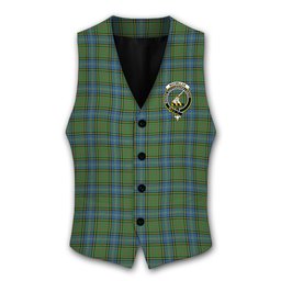 ScotsTee Shop Scottish MacMillan Hunting Ancient Crest Tartan Waistcoat Sleeveless Suit Vest