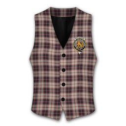 ScotsTee Shop Scottish McPherson Hunting Ancient Crest Tartan Waistcoat Sleeveless Suit Vest