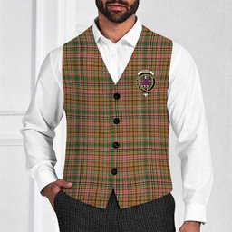 ScotsTee Shop Scottish Ogilvie (Ogilvy) of Strathallan Ancient Crest Tartan Waistcoat Sleeveless Suit Vest