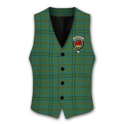 ScotsTee Shop Scottish Moncreiffe of Atholl Ancient Crest Tartan Waistcoat Sleeveless Suit Vest