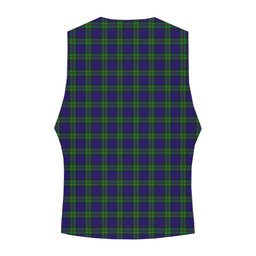 ScotsTee Shop Scottish McKinlay Modern Crest Tartan Waistcoat Sleeveless Suit Vest