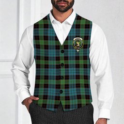 ScotsTee Shop Scottish Stewart Old Ancient Clan Crest Tartan Waistcoat Sleeveless Suit Vest
