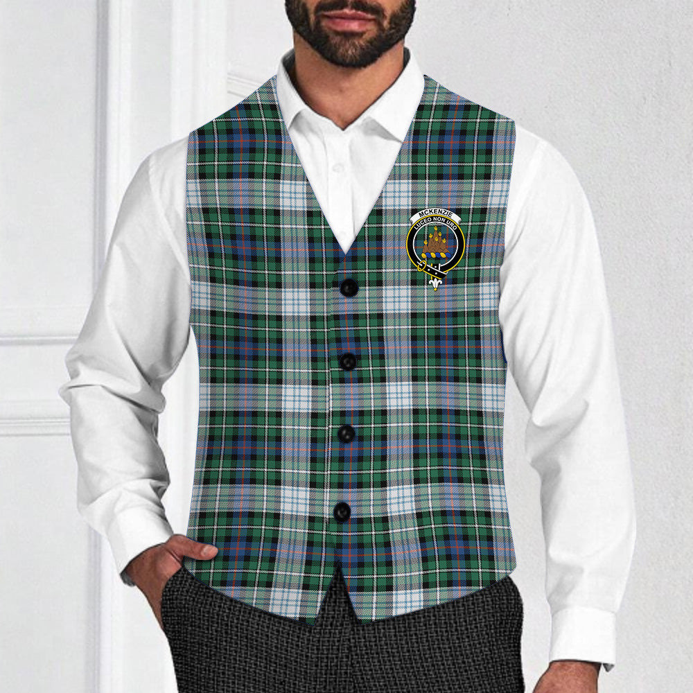 ScotsTee Shop Scottish McKenzie Dress Ancient Crest Tartan Waistcoat Sleeveless Suit Vest
