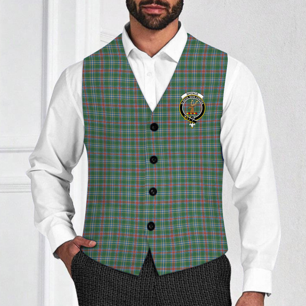 ScotsTee Shop Scottish Spence Fragment Ancient Clan Crest Tartan Waistcoat Sleeveless Suit Vest