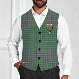 ScotsTee Shop Scottish Spence Fragment Ancient Clan Crest Tartan Waistcoat Sleeveless Suit Vest