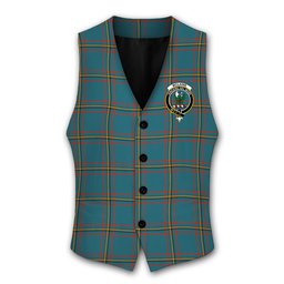 ScotsTee Shop Scottish McLaine of Lochbuie Hunting Ancient Crest Tartan Waistcoat Sleeveless Suit Vest