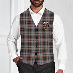 ScotsTee Shop Scottish Innes Red Dress Dance Crest Tartan Waistcoat Sleeveless Suit Vest