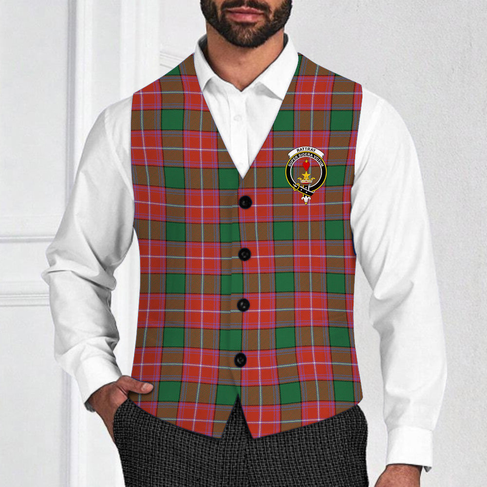 ScotsTee Shop Scottish Rattray Ancient Crest Tartan Waistcoat Sleeveless Suit Vest