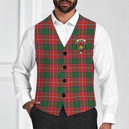 ScotsTee Shop Scottish Rattray Ancient Crest Tartan Waistcoat Sleeveless Suit Vest