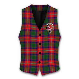 ScotsTee Shop Scottish Hopkirk Crest Tartan Waistcoat Sleeveless Suit Vest