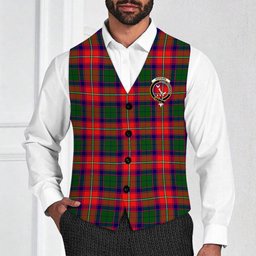 ScotsTee Shop Scottish Hopkirk Crest Tartan Waistcoat Sleeveless Suit Vest