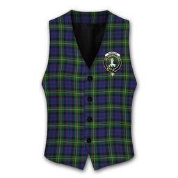 ScotsTee Shop Scottish Paterson Dalgleish Version Crest Tartan Waistcoat Sleeveless Suit Vest