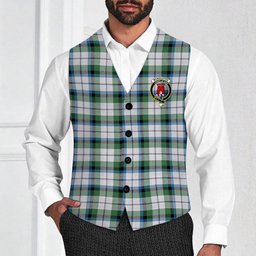 ScotsTee Shop Scottish McNachten Dress Ancient Crest Tartan Waistcoat Sleeveless Suit Vest
