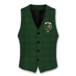 ScotsTee Shop Scottish Skene Hunting Crest Tartan Waistcoat Sleeveless Suit Vest