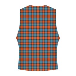 ScotsTee Shop Scottish MacLachlan Ancient Crest Tartan Waistcoat Sleeveless Suit Vest