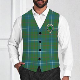 ScotsTee Shop Scottish Irvine of Bonshaw Tower Ancient Crest Tartan Waistcoat Sleeveless Suit Vest