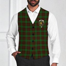 ScotsTee Shop Scottish MacFie Hunting Crest Tartan Waistcoat Sleeveless Suit Vest