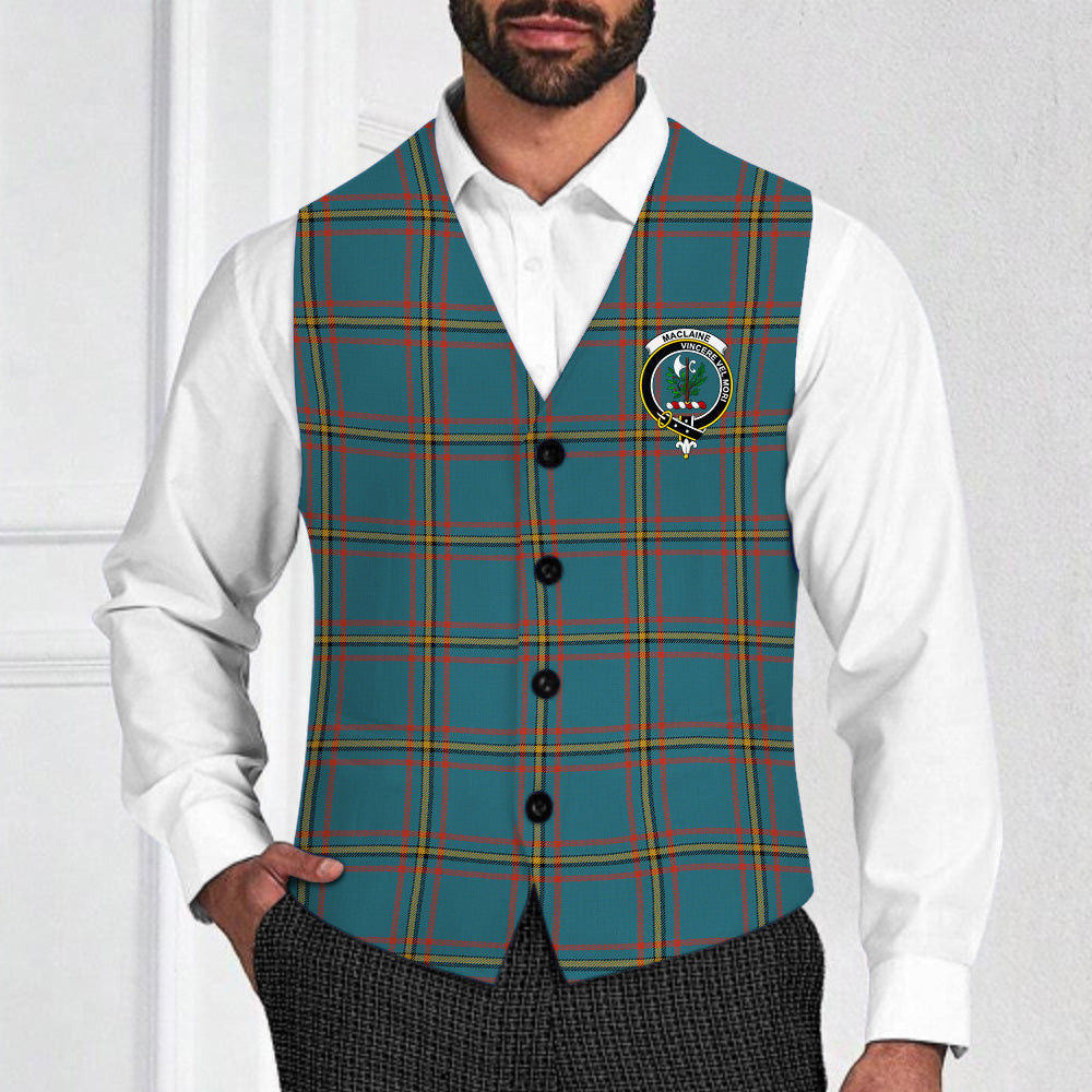 ScotsTee Shop Scottish MacLaine of Lochbuie Hunting Ancient Crest Tartan Waistcoat Sleeveless Suit Vest