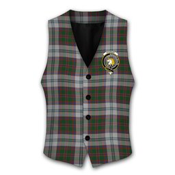 ScotsTee Shop Scottish Stewart of Appin Dress Crest Tartan Waistcoat Sleeveless Suit Vest