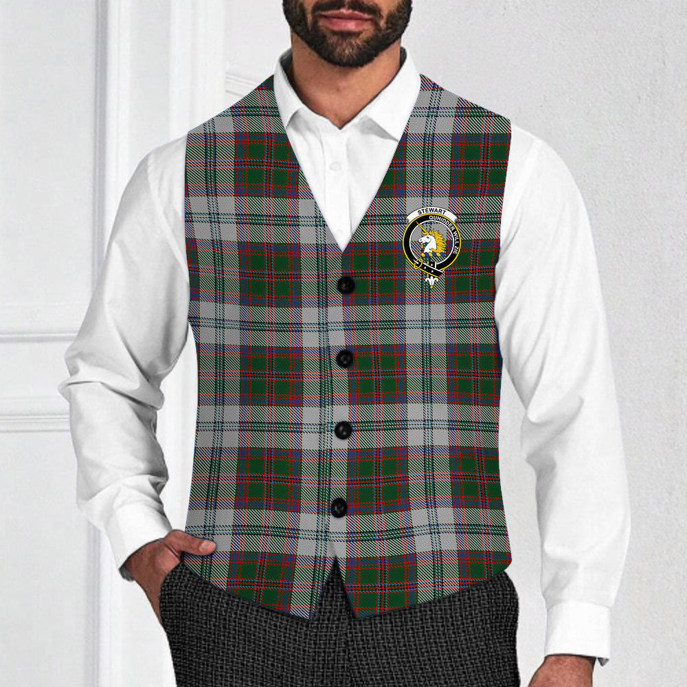 ScotsTee Shop Scottish Stewart of Appin Dress Crest Tartan Waistcoat Sleeveless Suit Vest