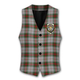 ScotsTee Shop Scottish Stewart Royal VS Crest Tartan Waistcoat Sleeveless Suit Vest