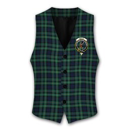 ScotsTee Shop Scottish Rollo Modern Crest Tartan Waistcoat Sleeveless Suit Vest