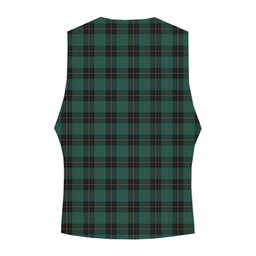 ScotsTee Shop Scottish MacArthur-Fox Hunting Modern Crest Tartan Waistcoat Sleeveless Suit Vest