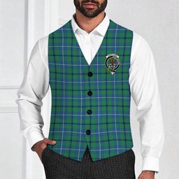 ScotsTee Shop Scottish Sandilands Ancient Crest Tartan Waistcoat Sleeveless Suit Vest