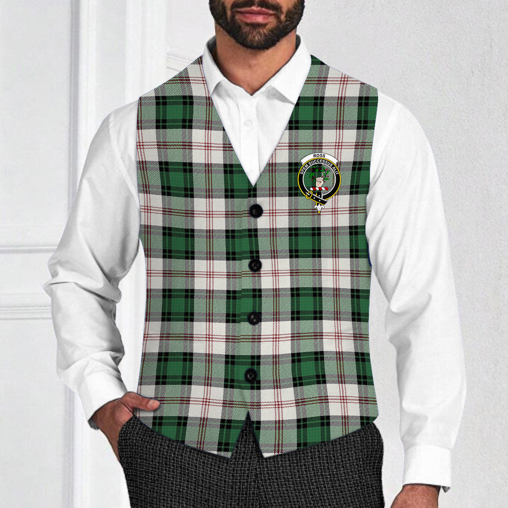 ScotsTee Shop Scottish Ross Arisaid Ancient Crest Tartan Waistcoat Sleeveless Suit Vest
