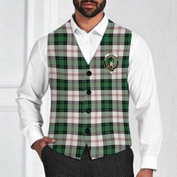ScotsTee Shop Scottish Ross Arisaid Ancient Crest Tartan Waistcoat Sleeveless Suit Vest