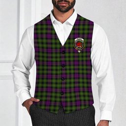 ScotsTee Shop Scottish Wilsons 064 Crest Tartan Waistcoat Sleeveless Suit Vest