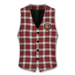 ScotsTee Shop Scottish MacPhee Dress Ancient Crest Tartan Waistcoat Sleeveless Suit Vest