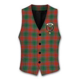ScotsTee Shop Scottish McPhail Blue Bands Ancient Crest Tartan Waistcoat Sleeveless Suit Vest