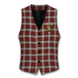 ScotsTee Shop Scottish MacPhee Dress Crest Tartan Waistcoat Sleeveless Suit Vest