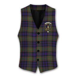 ScotsTee Shop Scottish McClelland Crest Tartan Waistcoat Sleeveless Suit Vest