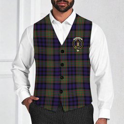 ScotsTee Shop Scottish McClelland Crest Tartan Waistcoat Sleeveless Suit Vest