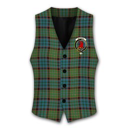 ScotsTee Shop Scottish MacNicol Hunting Ancient Crest Tartan Waistcoat Sleeveless Suit Vest
