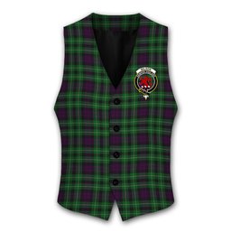 ScotsTee Shop Scottish Wilsons 064 2 Crest Tartan Waistcoat Sleeveless Suit Vest