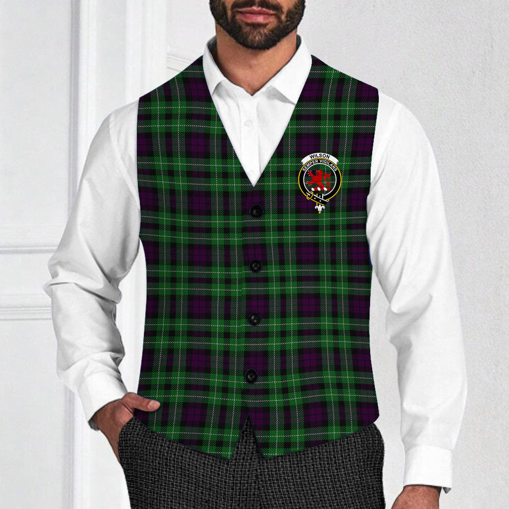 ScotsTee Shop Scottish Wilsons 064 2 Crest Tartan Waistcoat Sleeveless Suit Vest