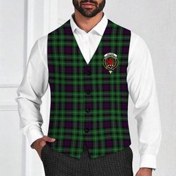 ScotsTee Shop Scottish Wilsons 064 2 Crest Tartan Waistcoat Sleeveless Suit Vest