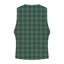 ScotsTee Shop Scottish MacKenzie Dress Modern Crest Tartan Waistcoat Sleeveless Suit Vest