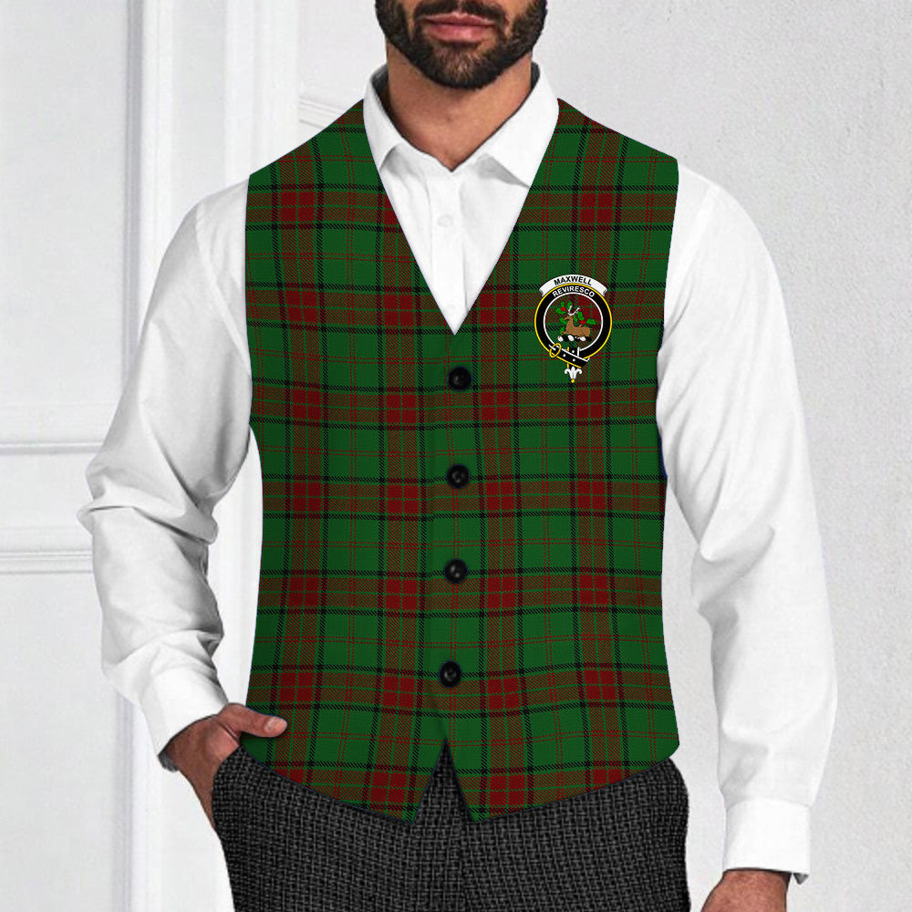 ScotsTee Shop Scottish Maxwell Hunting Crest Tartan Waistcoat Sleeveless Suit Vest