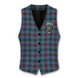ScotsTee Shop Scottish Montgomery of Ayrshire Ancient Crest Tartan Waistcoat Sleeveless Suit Vest