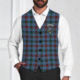 ScotsTee Shop Scottish Montgomery of Ayrshire Ancient Crest Tartan Waistcoat Sleeveless Suit Vest