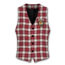 ScotsTee Shop Scottish MacPhee Dress Modern Crest Tartan Waistcoat Sleeveless Suit Vest