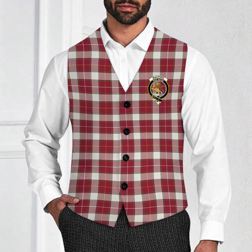 ScotsTee Shop Scottish MacPhee Dress Modern Crest Tartan Waistcoat Sleeveless Suit Vest